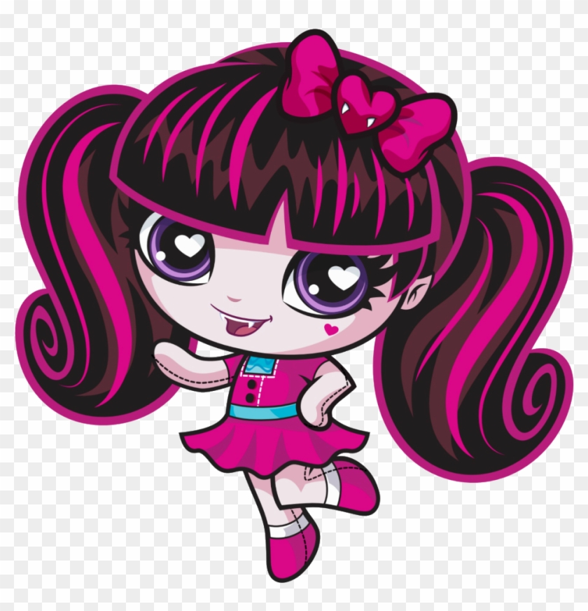 Artworks/png Artworks/png En Hd De Draculaura, Frankie - Monster High Minis Draculaura Clipart #5280130