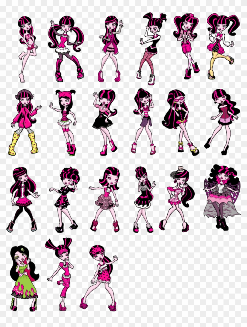 Draculaura - Draculaura E Frankie Stein Clipart