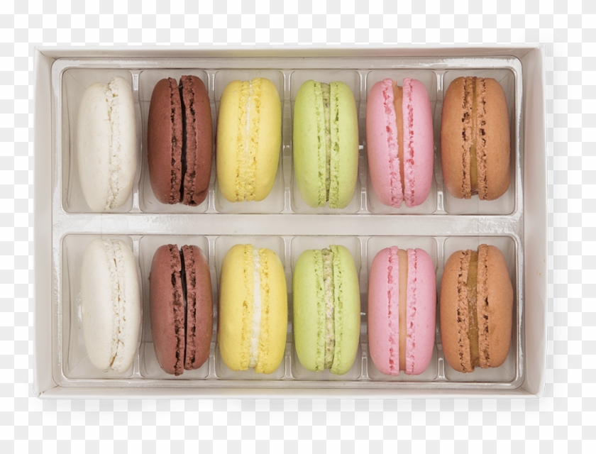 Macarons Box , 12 Pieces - Renkli Kurabiye Kahve Dünyası Clipart