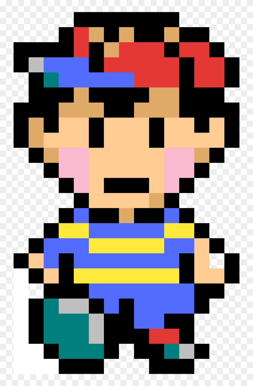 Ness - Earthbound Ness Pixel Art Clipart