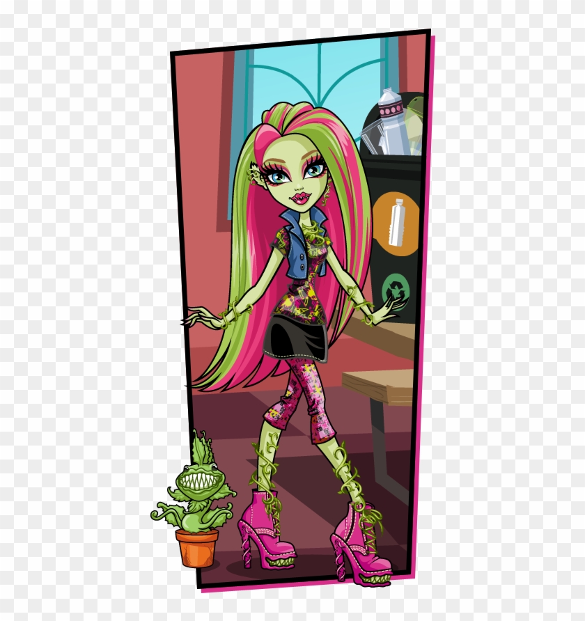 123 Images About Monster High On We Heart It - Imagenes De Biografia De Venus Monster High Clipart