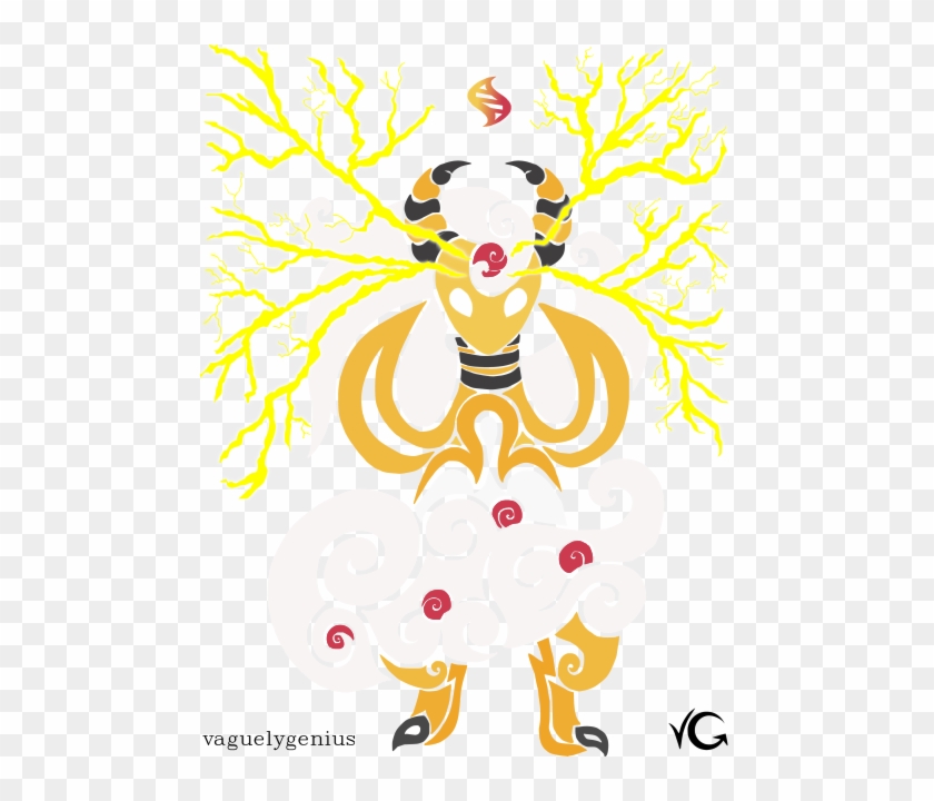 Mega Ampharos - Illustration Clipart #5281214