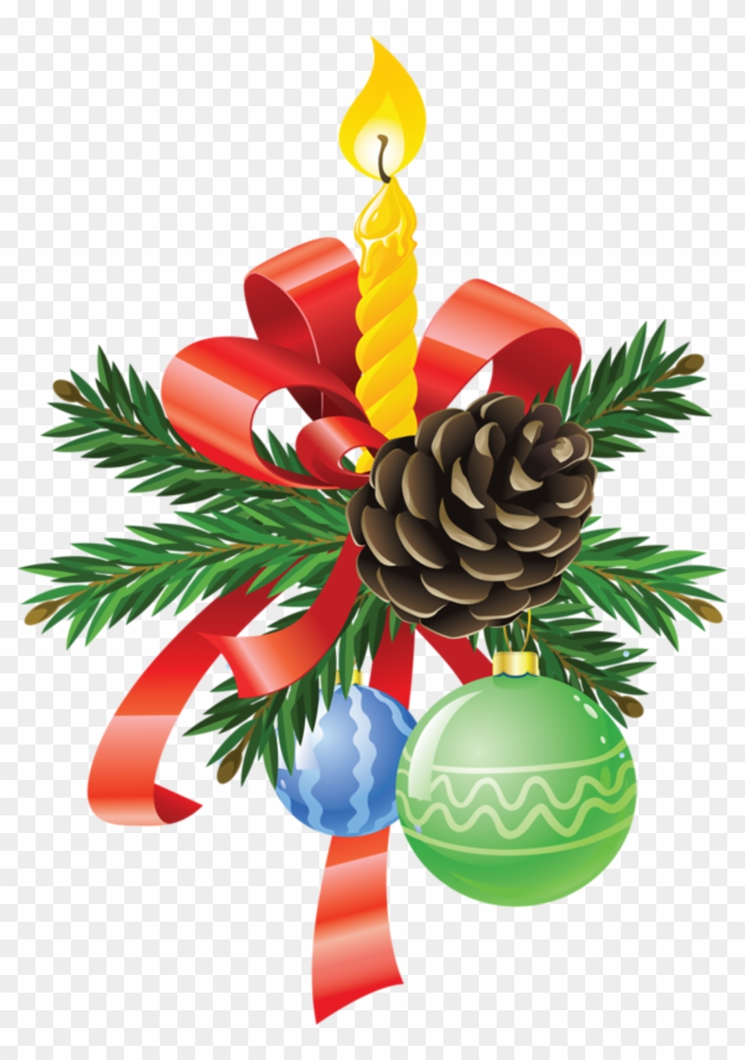 Fir Cones, Very Merry Christmas, Christmas Bulbs, Christmas - Vector Graphics Clipart
