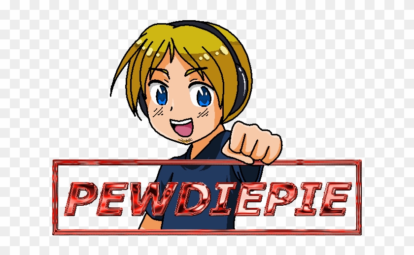 Pewds Videos Make Me Happy When I'm Down And I Wish - Pewdiepie Youtube Clipart