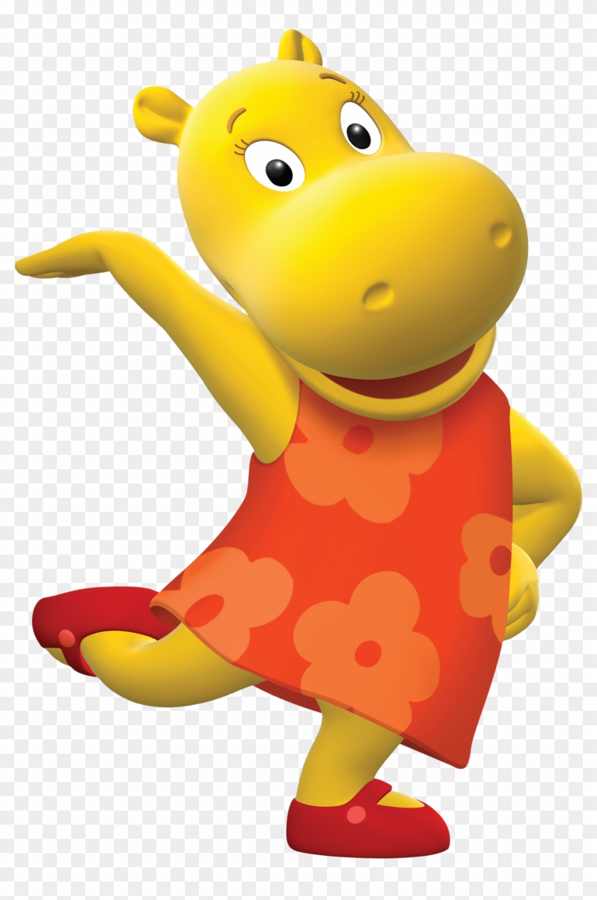 At The Movies - Hippo From Backyardigans Name Clipart #5283057