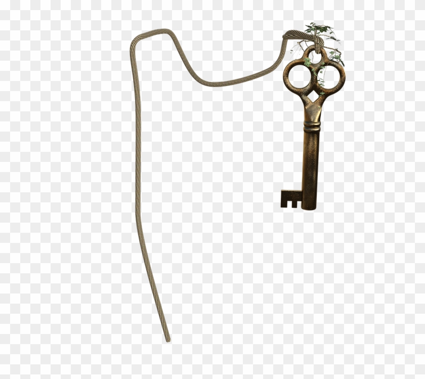 Key, Ivy, Band, Mystical, Fantasy, Gold - Cutting Tool Clipart #5283204