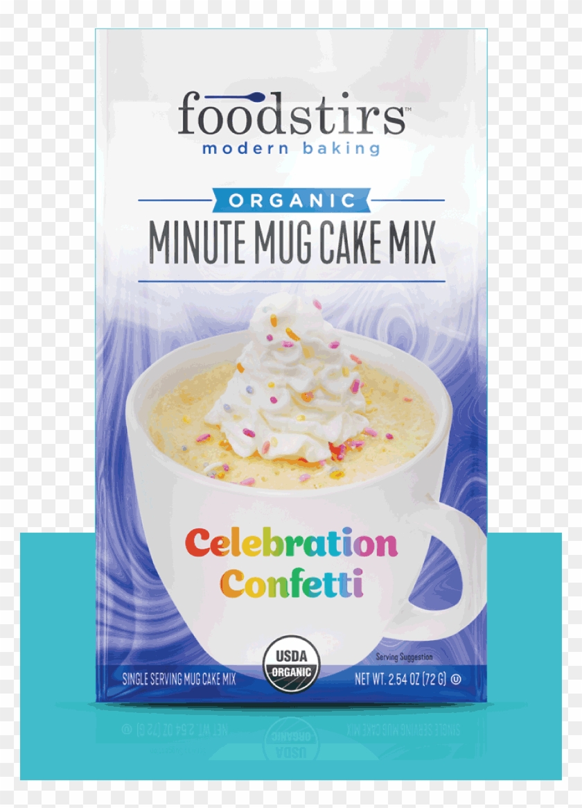 Minute Mug Cake Mix Celebration Confetti Clipart