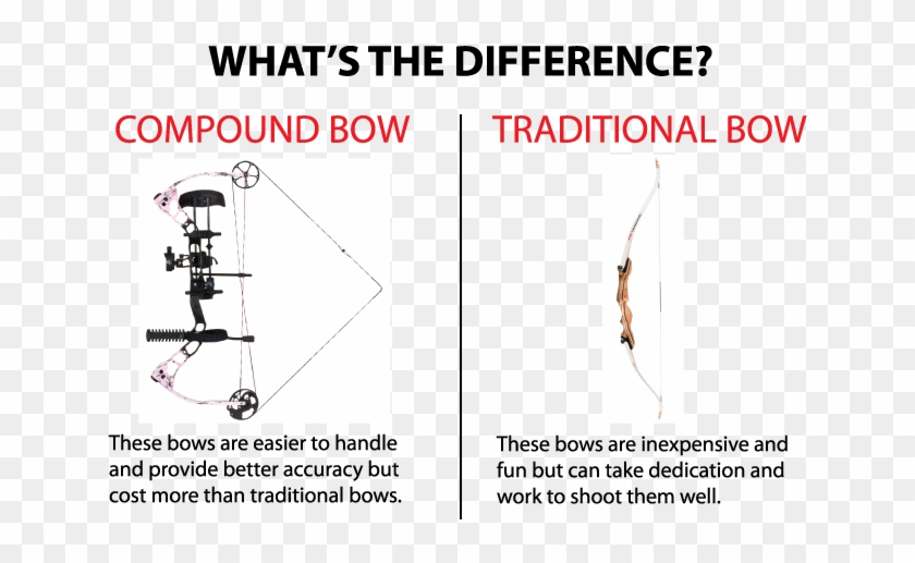 Compoundbow Vs Recurve Bow - Recurve Vs Compound Clipart
