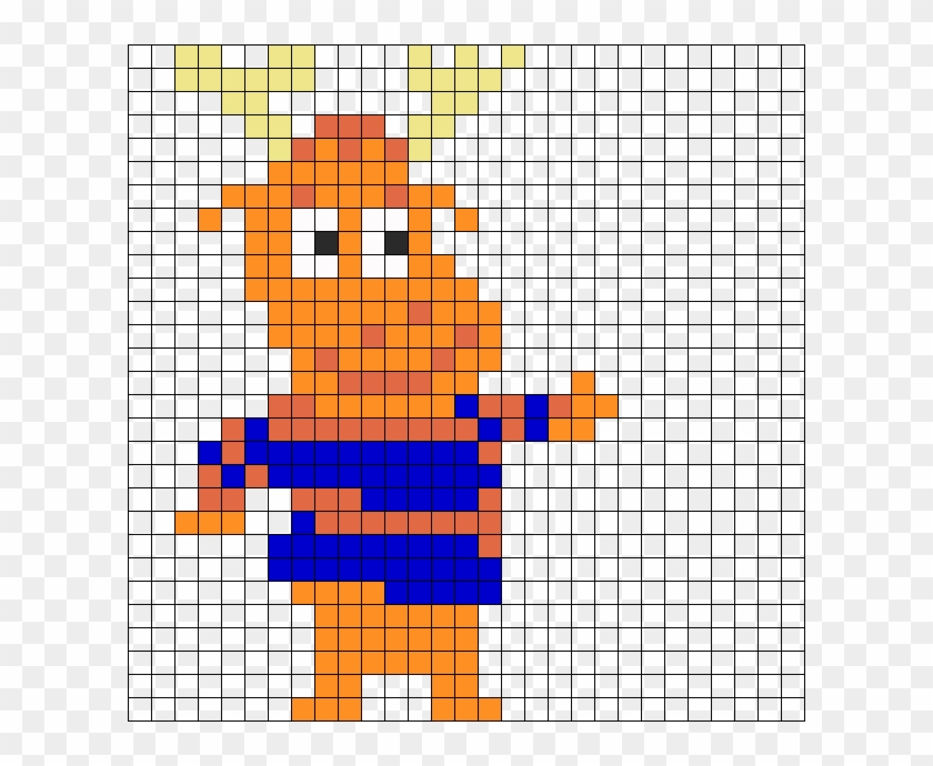 Backyardigans Tasha Perler Bead Pattern / Bead Sprite - Perler Beads Patterns Stitch Clipart
