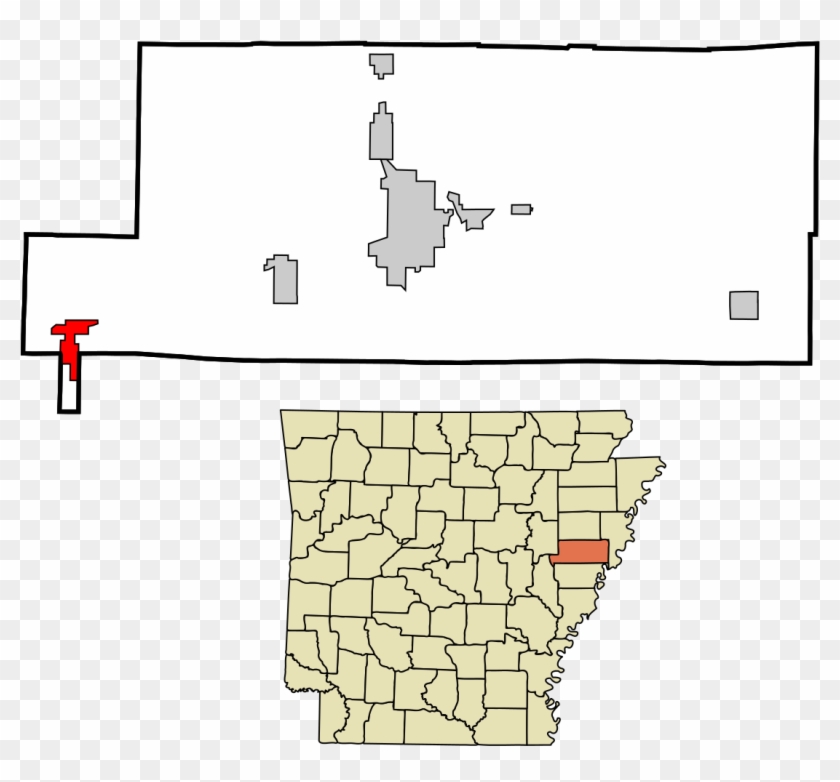 Francis County Arkansas Incorporated And Unincorporated - County Arkansas Clipart #5284191