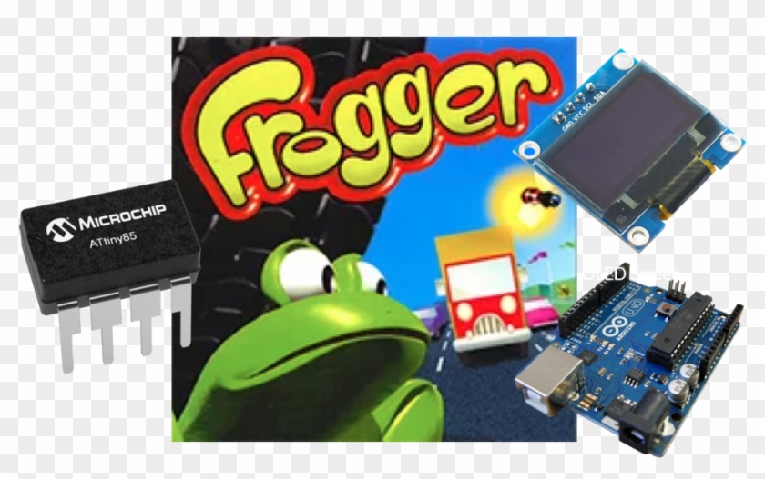 Game On Attiny85 Running Simple Arduino Programs Full - Majesco Game Boy Color Clipart