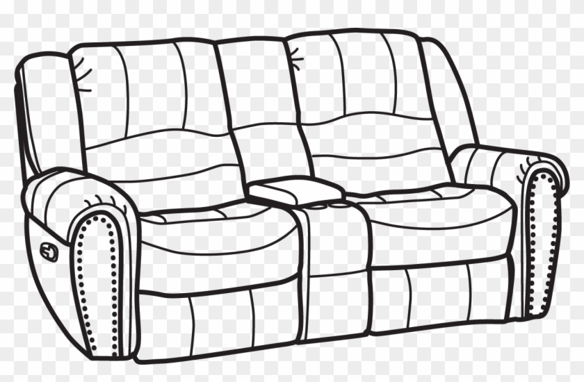 Share Via Email Download A High-resolution Image - Coloring Image Of Sofa Clipart