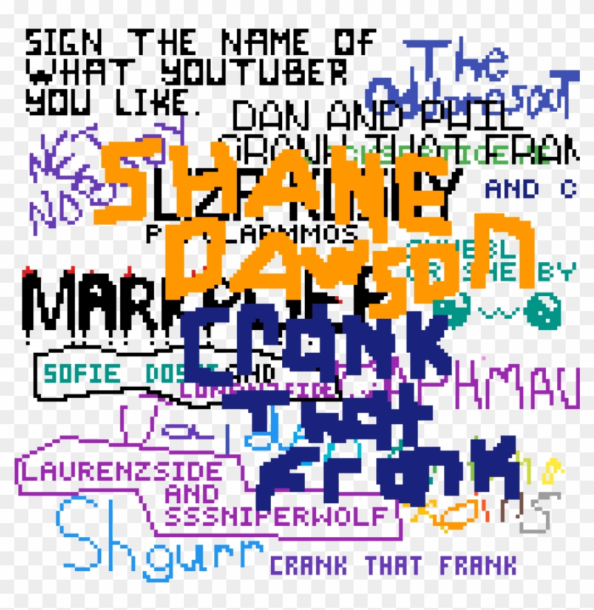 Hehehe I Put Shane Dawson And Crankthatfrank - Youtuber Clipart