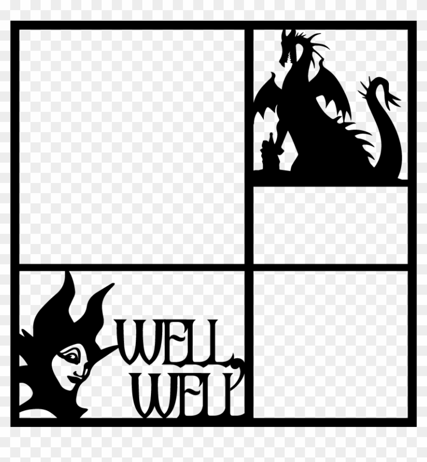 Well Well Scrapbook Overlay - Sleeping Beauty Clipart