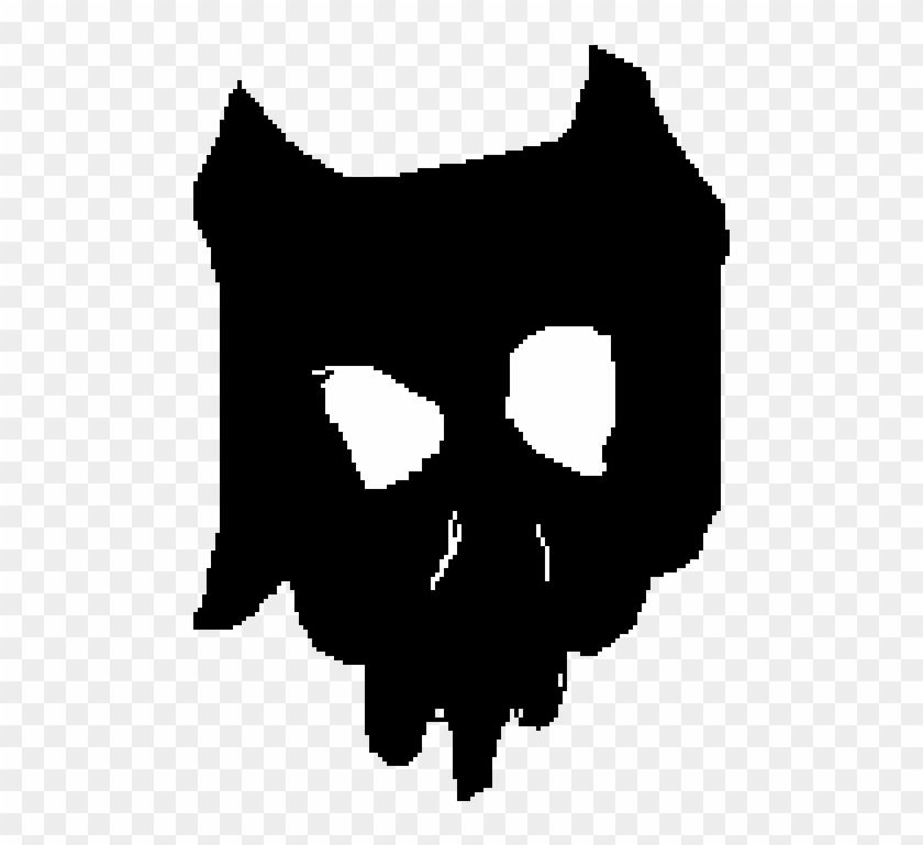Ink Demon Skull - Illustration Clipart