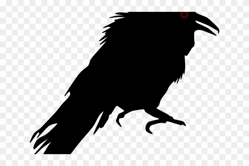 Crow Clipart Silhouette - Crow Silhouette Png Transparent Png #5285469