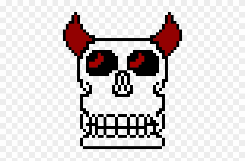 Demon Skull - Cartoon Clipart