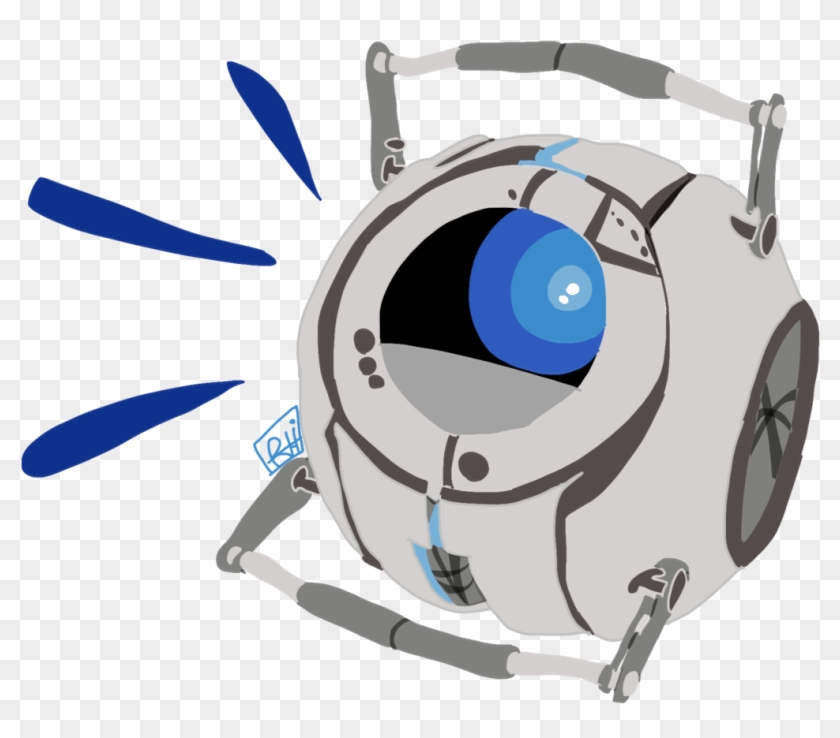 I Drew Wheatley From Portal 2, I Really Like - Machine Clipart
