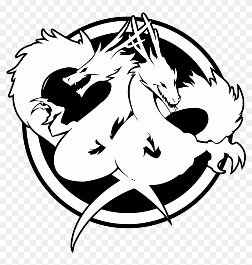 Dragon Symbol Png - Double Dragon Anime Art Clipart