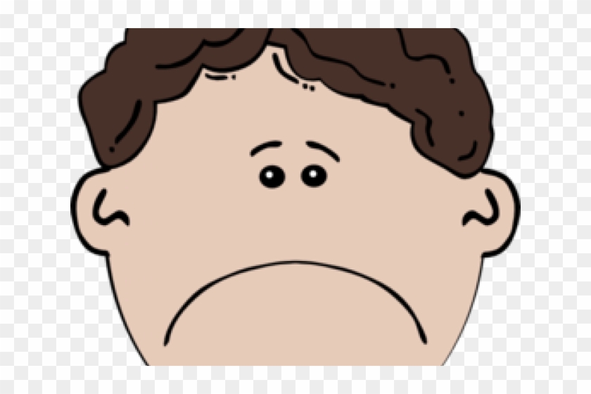 Children Cartoon Sad Face Clipart #5286776