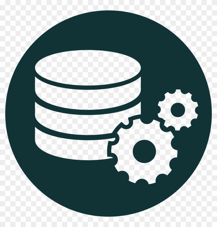 Data Analytics Icon, Data Security Icon, Database Admin - Circle Clipart #5286840