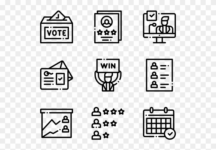 Voting Elections - Design Vector Icon Clipart