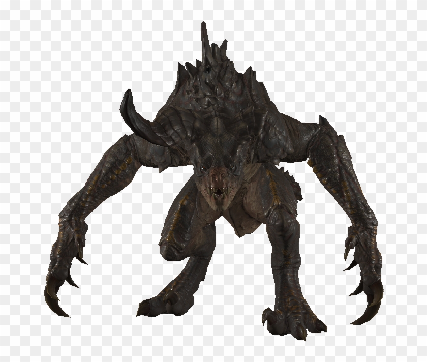 Savage Deathclaw - Deathclaw Fallout 4 Png Clipart #5287081