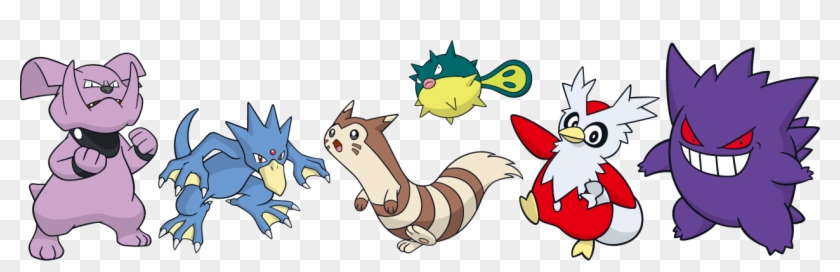 Le Delibird Faic - Pokemon Golduck Clipart