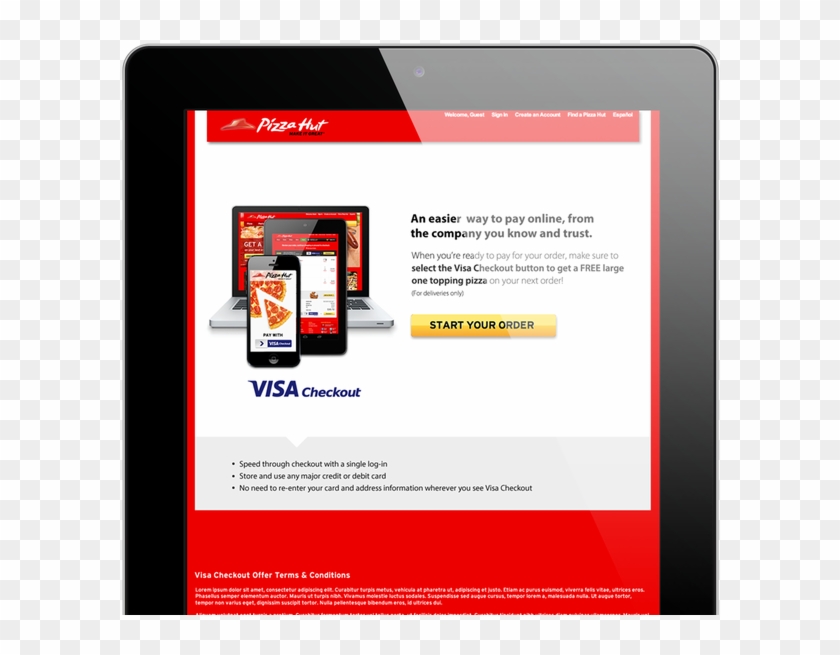 Visa Makes Big Move To Boost Consumer Spending Online - Online Advertising Clipart