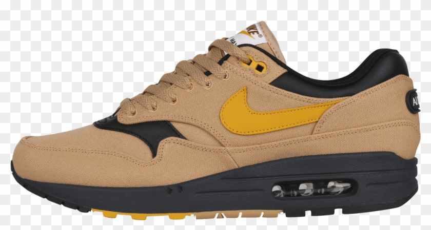 Nike Air Max 1 Premium Elemental Gold / Mineral Yellow - Basketball Shoe Clipart