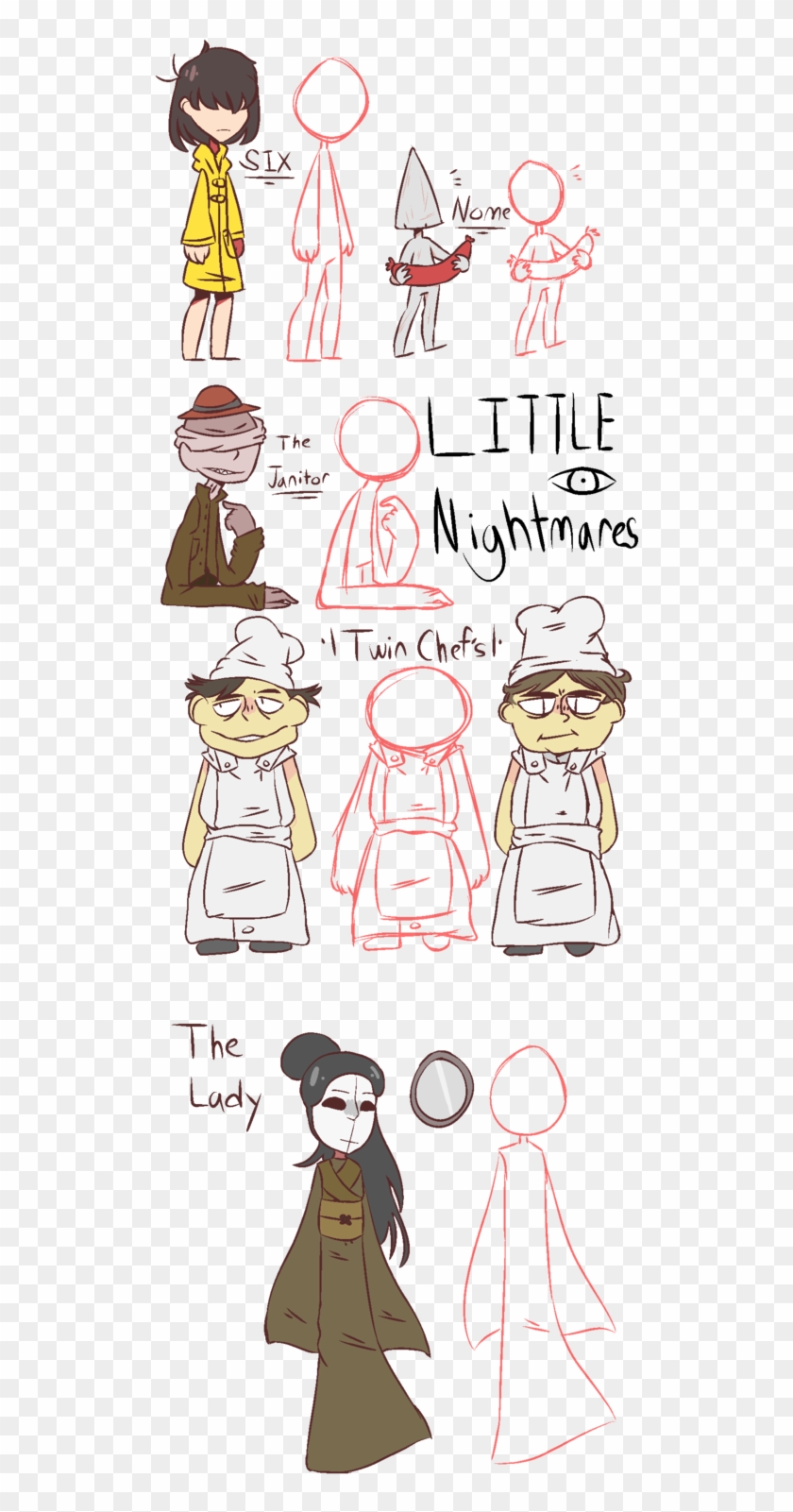 Little Nightmares By Mamidshi - Face Little Nightmares The Twin Chefs Clipart #5288889