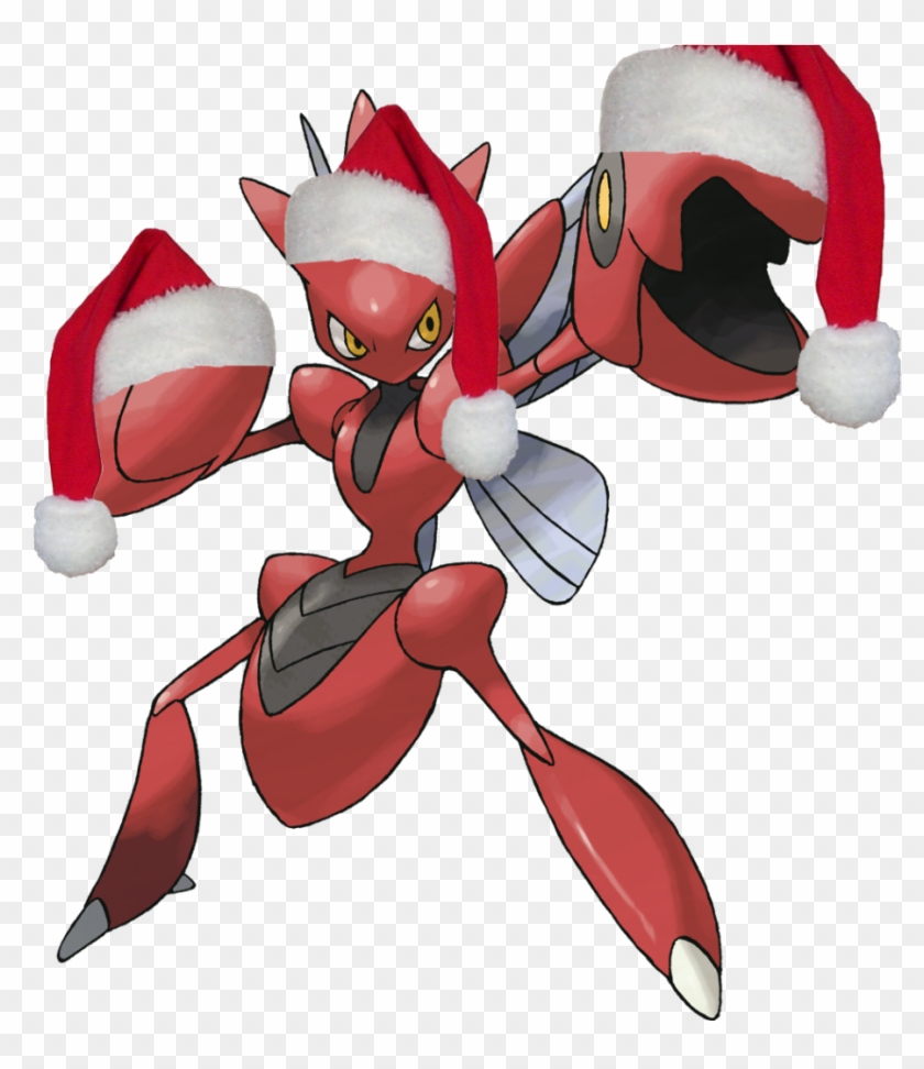Scyther's Evolution Embodies The True Meaning Of Christmas - Scizor Pokemon Png Clipart #5288940