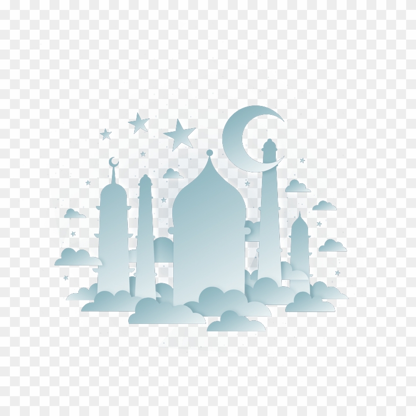 Architecture Png Vector - Mosque Clipart #5289346
