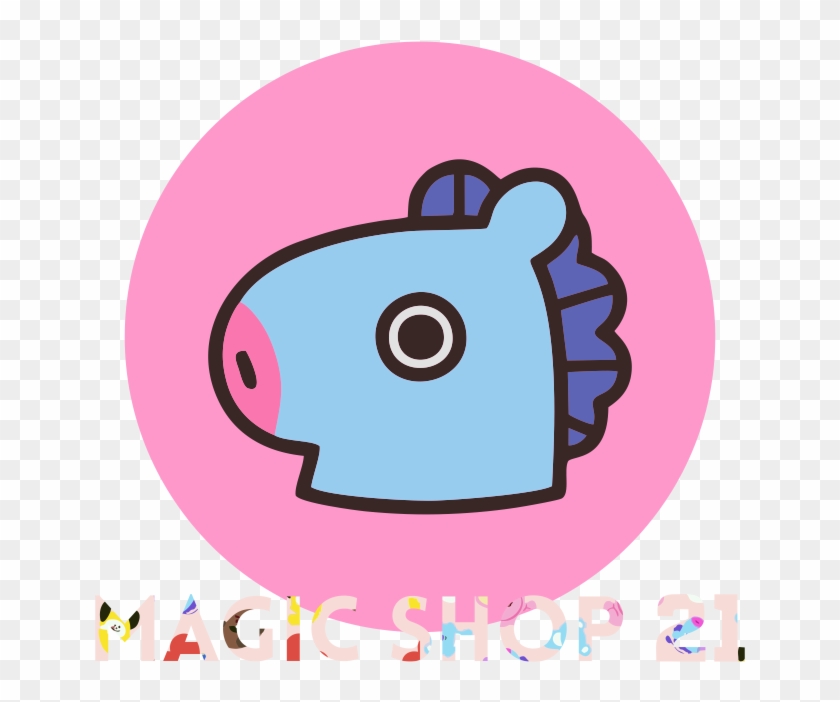 Magic Shop 21 Masked Dancing Pony Mang - Bt21 Mang Clipart
