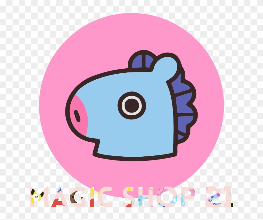 Magic Shop 21 Masked Dancing Pony Mang - Bt21 Mang Clipart #5289917
