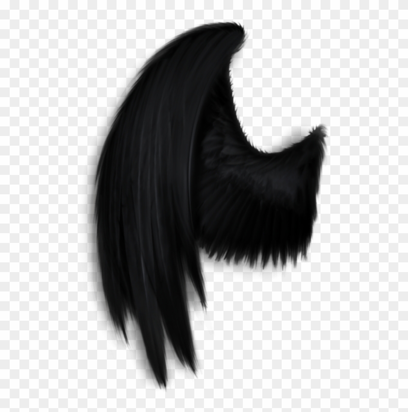 #darkangel #angelwings #angels #angel #wings #feathers - Black Angel Wings Png Clipart #5289978