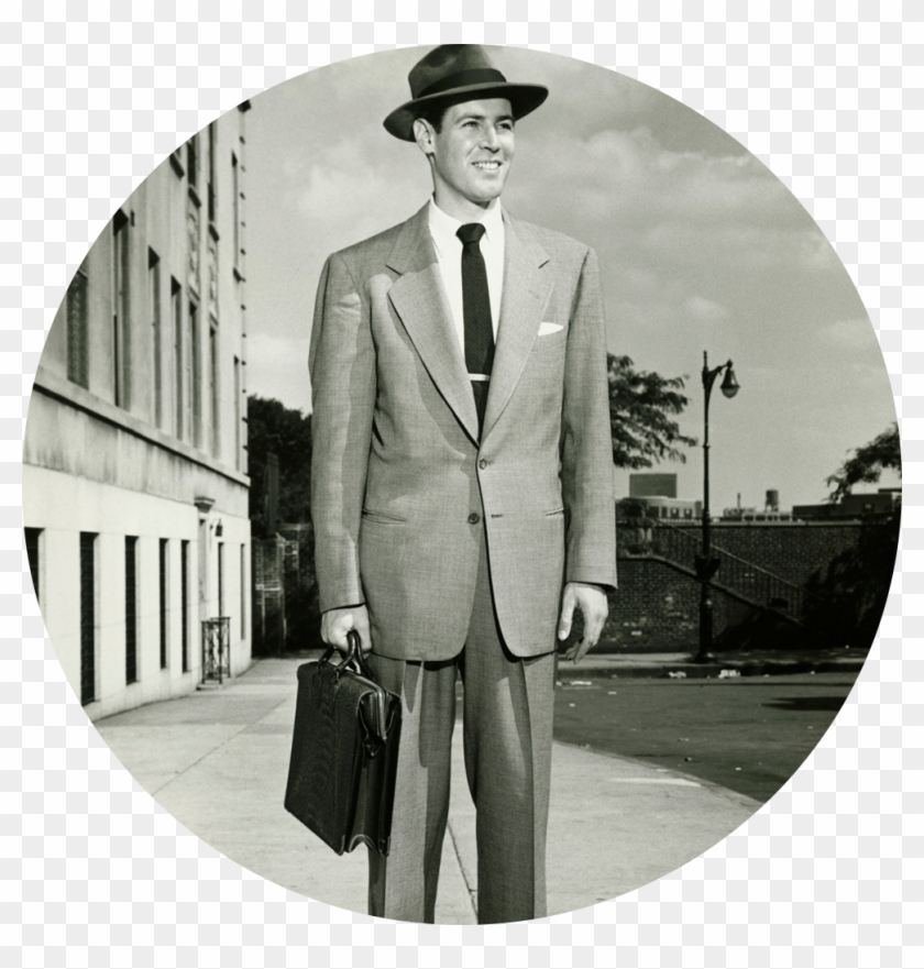 Aligning Marketing And Sales - Old School Salesman Clipart