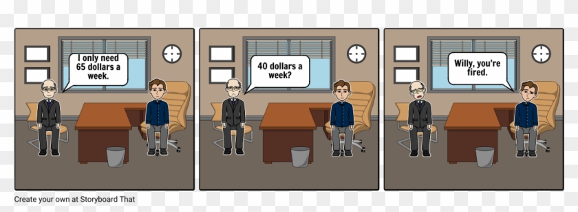 Death Of A Salesman - Satire On Racism Clipart