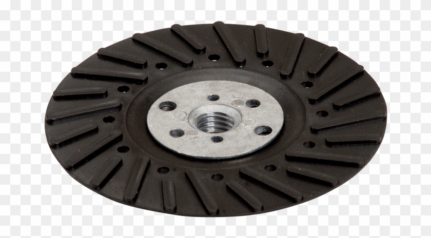 Backing Pad, 115mm X M14 X2 Thread, Black Rubber - Clutch Clipart #5291296