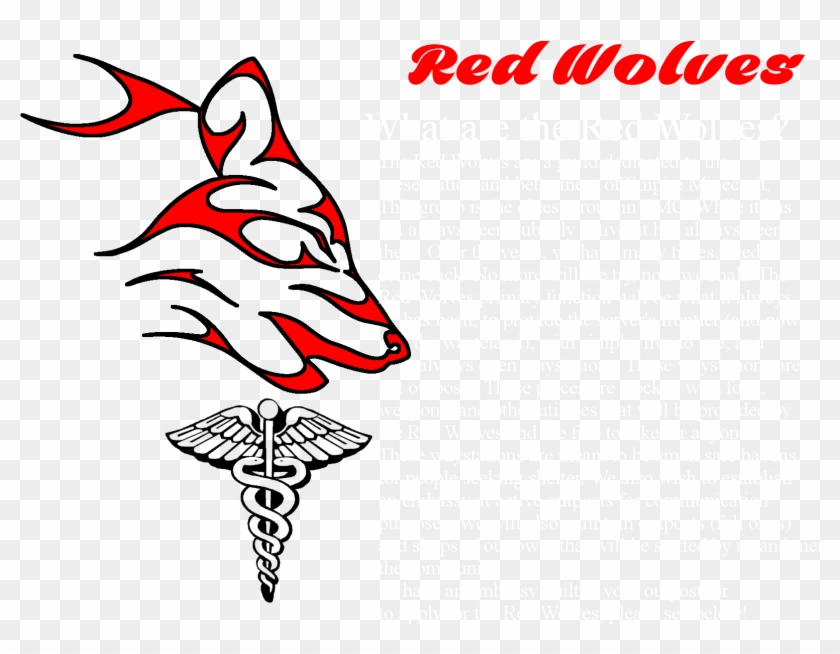 Red Wolves Creed - Medical Symbol Clipart #5291444