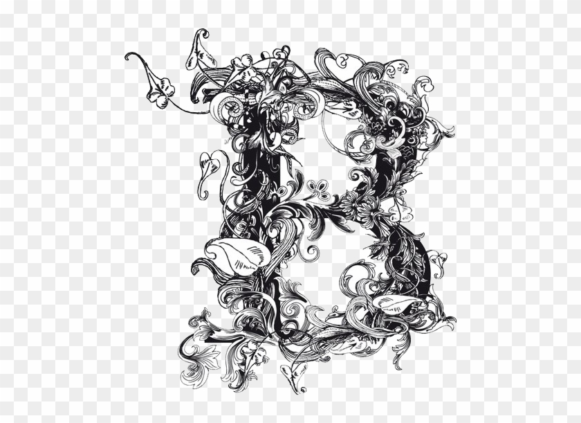 Calligraphy Alphabet Letters - Free Vector Clipart