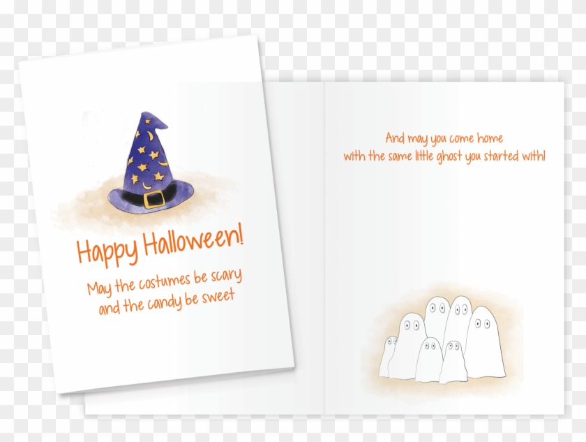 Happy Halloween Greeting Card - Christmas Card Clipart