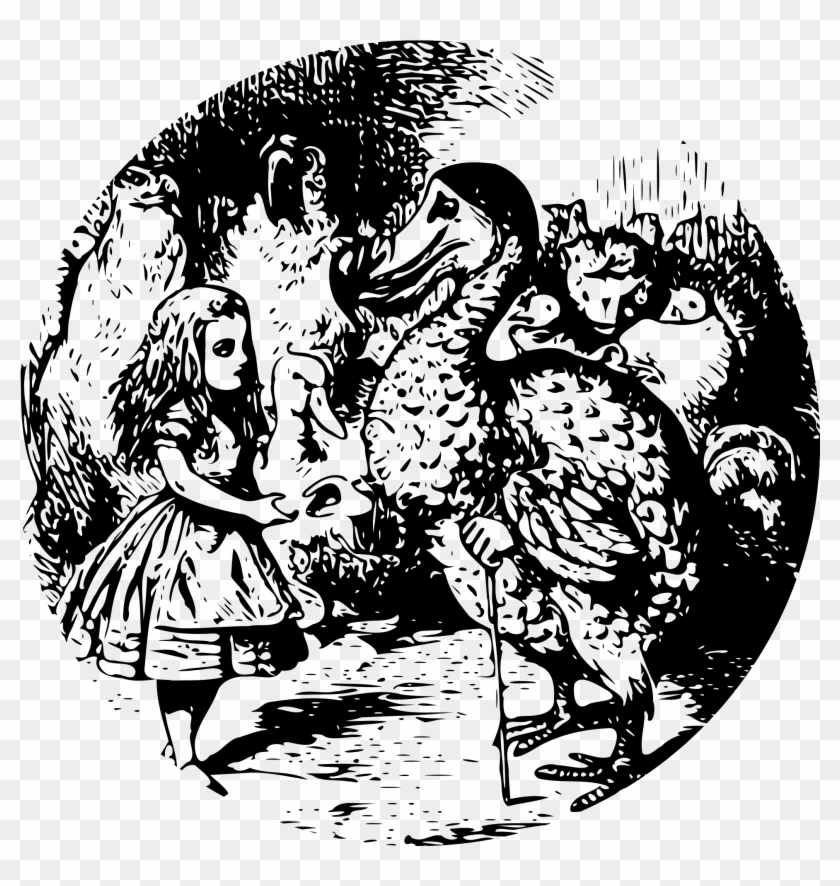 1945 - John Tenniel Alice In Wonderland Dodo Clipart #5292202