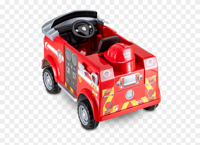 Paw Patrol Marshall Fire Truck - Marshall Paw Patrol Fire Truck Clipart #5292350