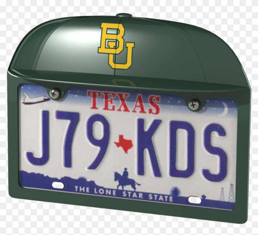 Baylor University Baseball Cap Frame - Texas License Plate Clipart
