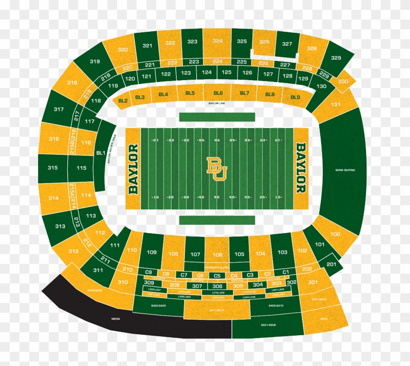 Throughout The Decades Of Baylor Football Competition, - Baylor University Clipart #5292667