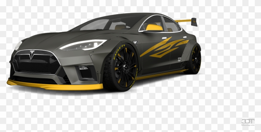 Tesla Model S 5 Door Liftback 2013 Tuning - Supercar Clipart
