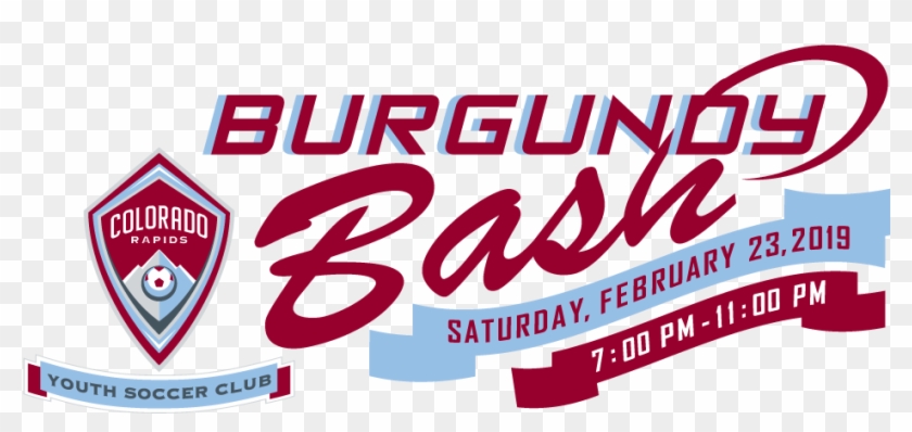 The Burgundy Bash Is This Saturday, Feb 23rd - Colorado Rapids Clipart #5293323