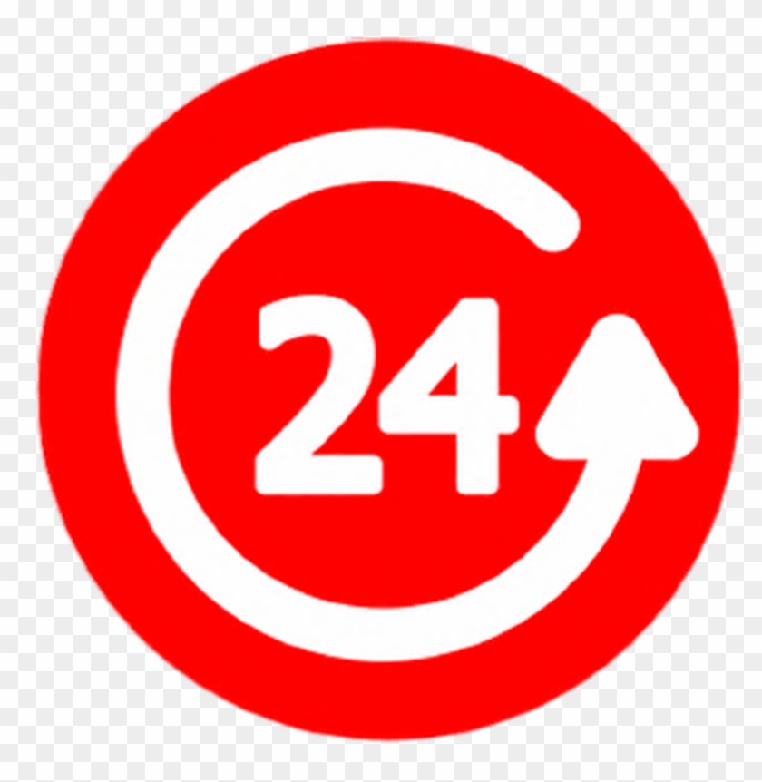 24 Hour Response - Circle Clipart