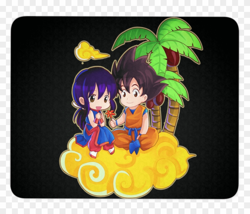 Goku And Chichi Desktop Mouse Pad Thick Anti-slip - Cartoon Clipart #5293811